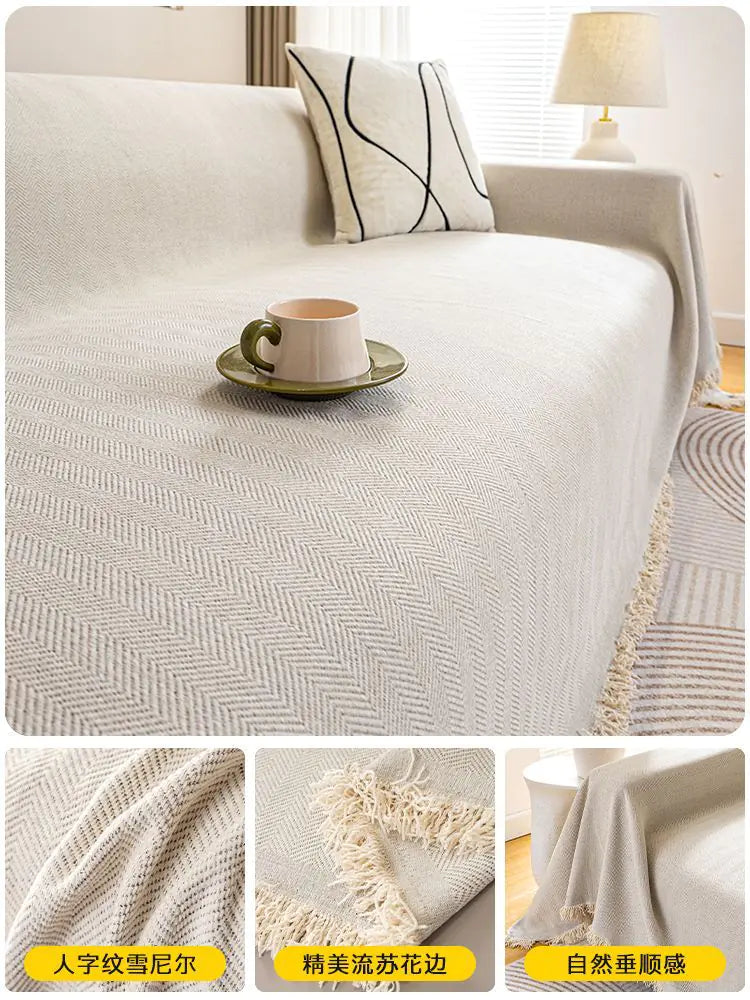 Advanced Chenille Sofa Towel Cover Cloth